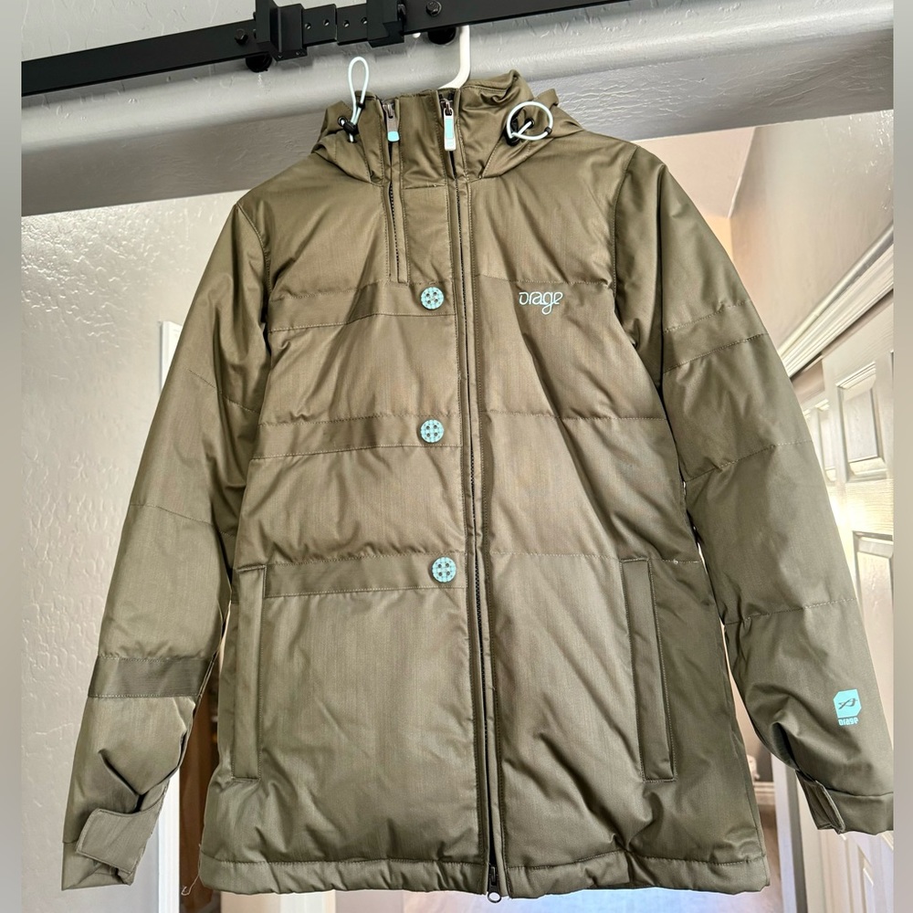 Orage Olive Green Snowboarding Jacket